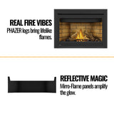 Napoleon Ascent 46-Inch Direct Vent Millivolt Ignition Natural Gas Fireplace With Back-Up Control System [B46NTR]