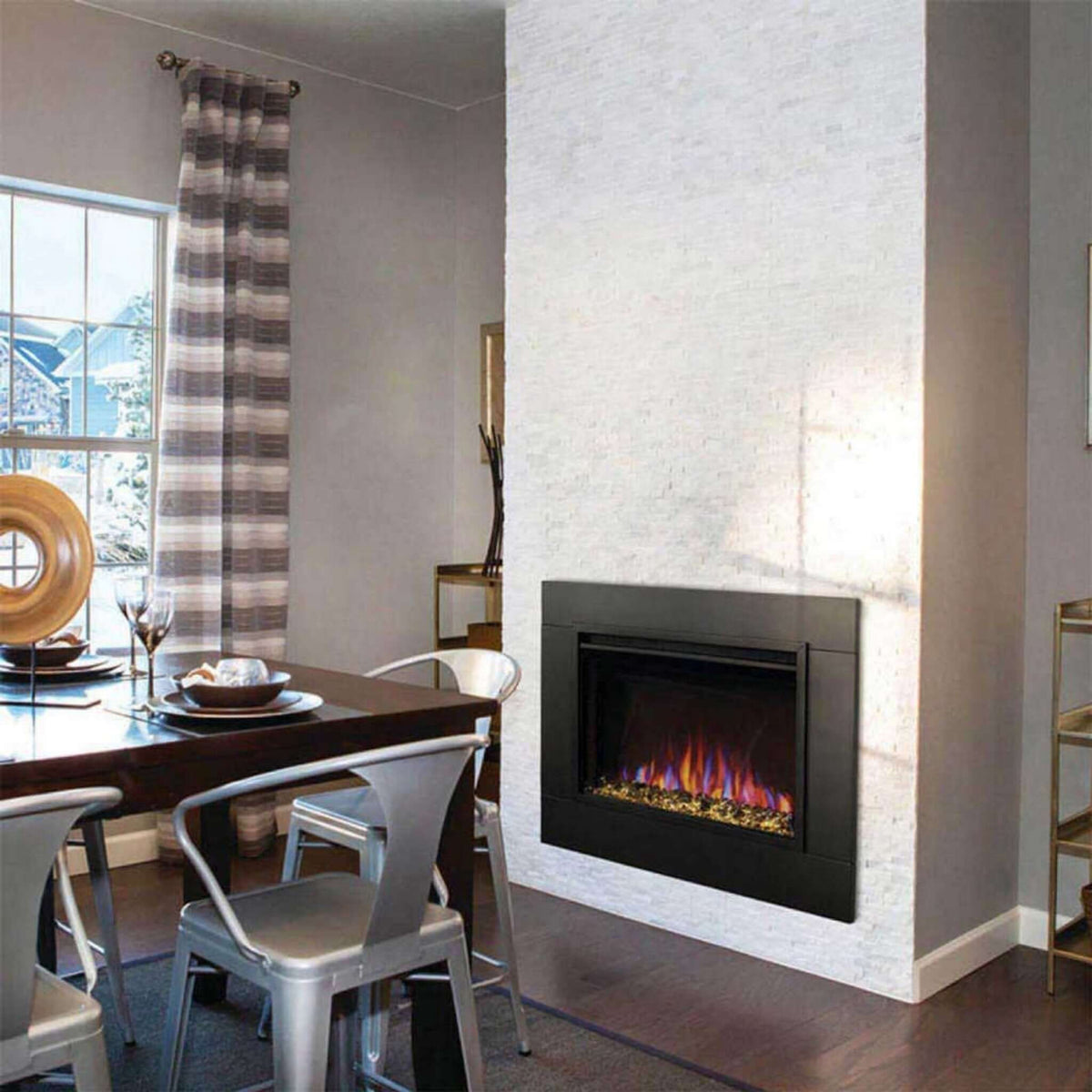 Napoleon Cineview Self-Trimming Electric Fireplace Insert, 30" [NEFB30H]