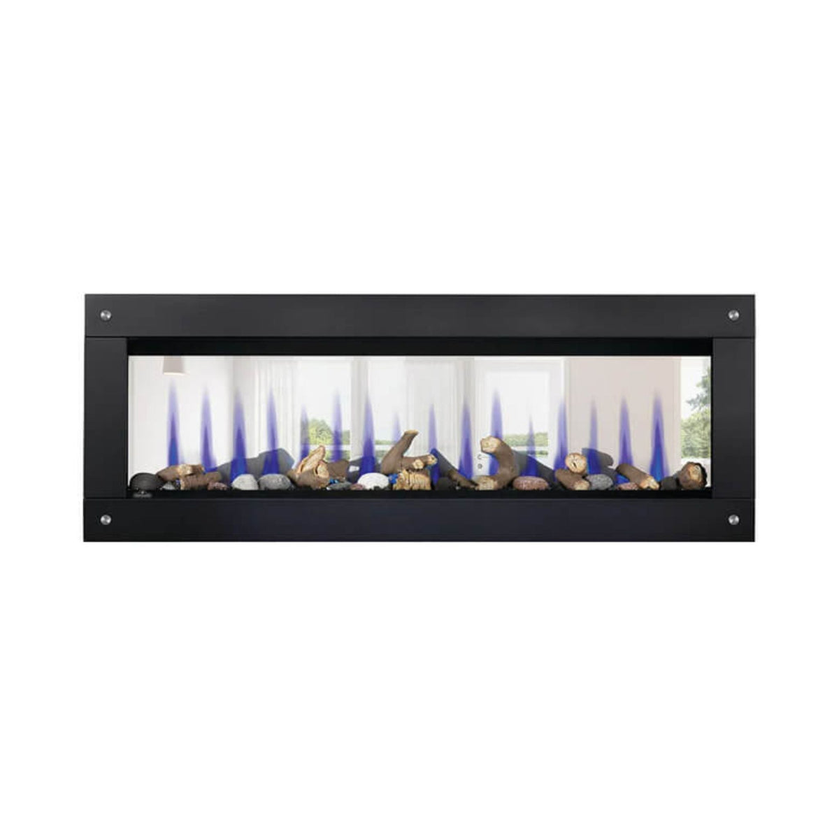 Napoleon Clearion Elite 60-Inch Fully Recessed See Thru Wall Mounted Electric Fireplace [NEFBD60HE]