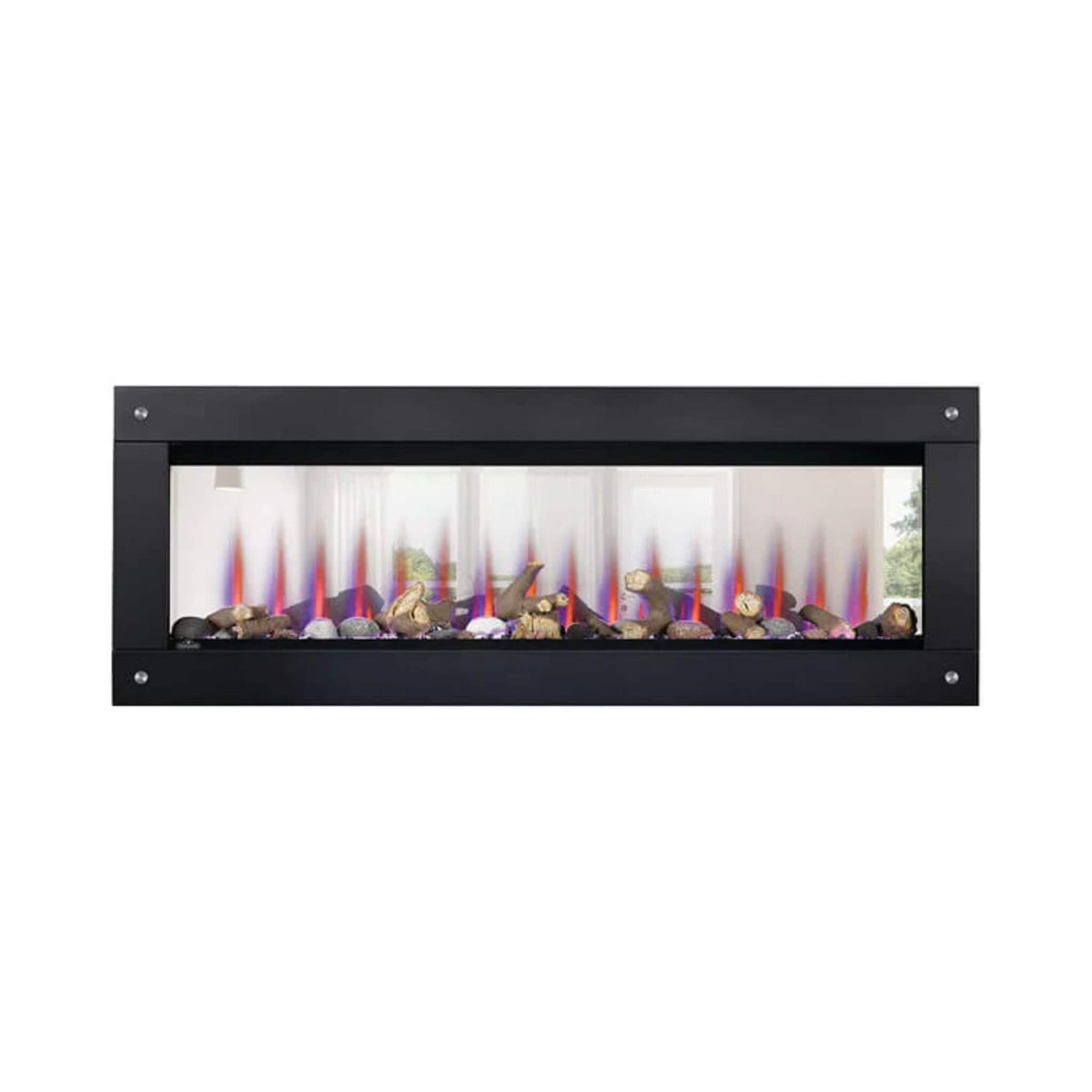 Napoleon Clearion Elite 60-Inch Fully Recessed See Thru Wall Mounted Electric Fireplace [NEFBD60HE]