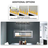 Napoleon Clearion Elite 60-Inch Fully Recessed See Thru Wall Mounted Electric Fireplace [NEFBD60HE]