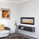 Napoleon Clearion Elite 60-Inch Fully Recessed See Thru Wall Mounted Electric Fireplace [NEFBD60HE]