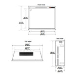 Napoleon Element Self-Trimming Built-In Electric Fireplace [NEFB36/42H-BS-1]