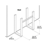 Napoleon Element Self-Trimming Built-In Electric Fireplace [NEFB36/42H-BS-1]
