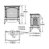 Napoleon Knightsbridge 60 Majolica Brown 27-Inch Natural Gas Stove With Flame And Heat Adjustment [GDS60-1NNSB]
