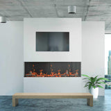 Napoleon Luminex 65-Inch LCD Built-In Electric Fireplace With Remote Control [NEFL65LCD-3SV]