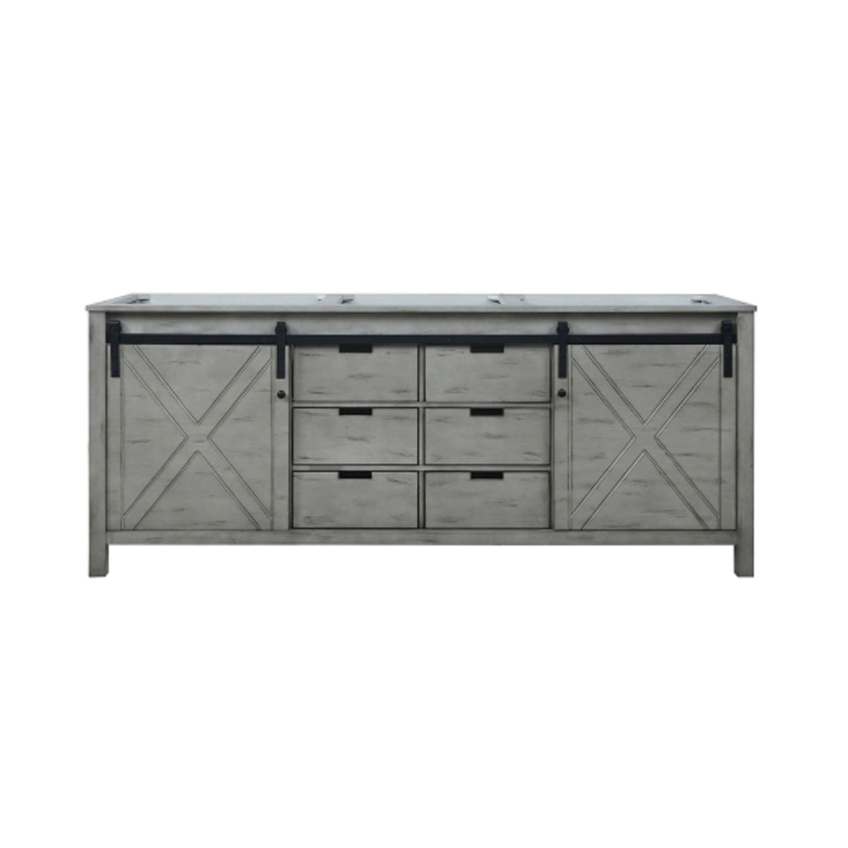 Nuvia 80-Inch Fully Assembled Double Bath Vanity With Soft Close Cabinets [No Countertop] (SAK53904)