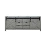 Nuvia 80-Inch Fully Assembled Double Bath Vanity With Soft Close Cabinets [No Countertop] (SAK53904)