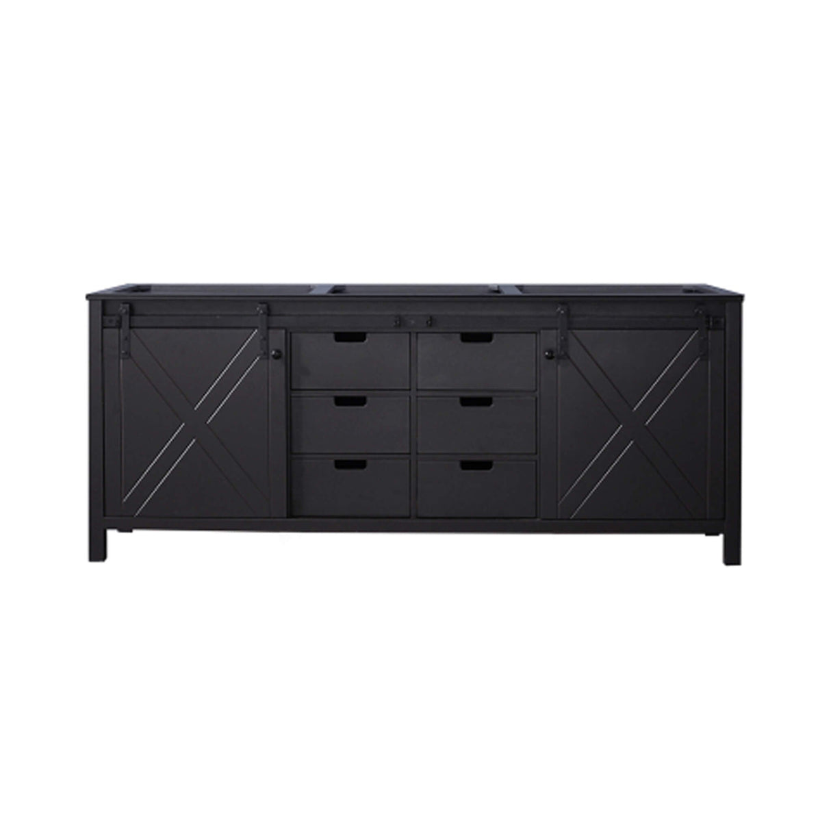 Nuvia 80-Inch Fully Assembled Double Bath Vanity With Soft Close Cabinets [No Countertop] (SAK53904)