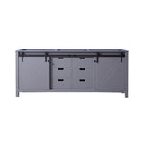 Nuvia 80-Inch Fully Assembled Double Bath Vanity With Soft Close Cabinets [No Countertop] (SAK53904)