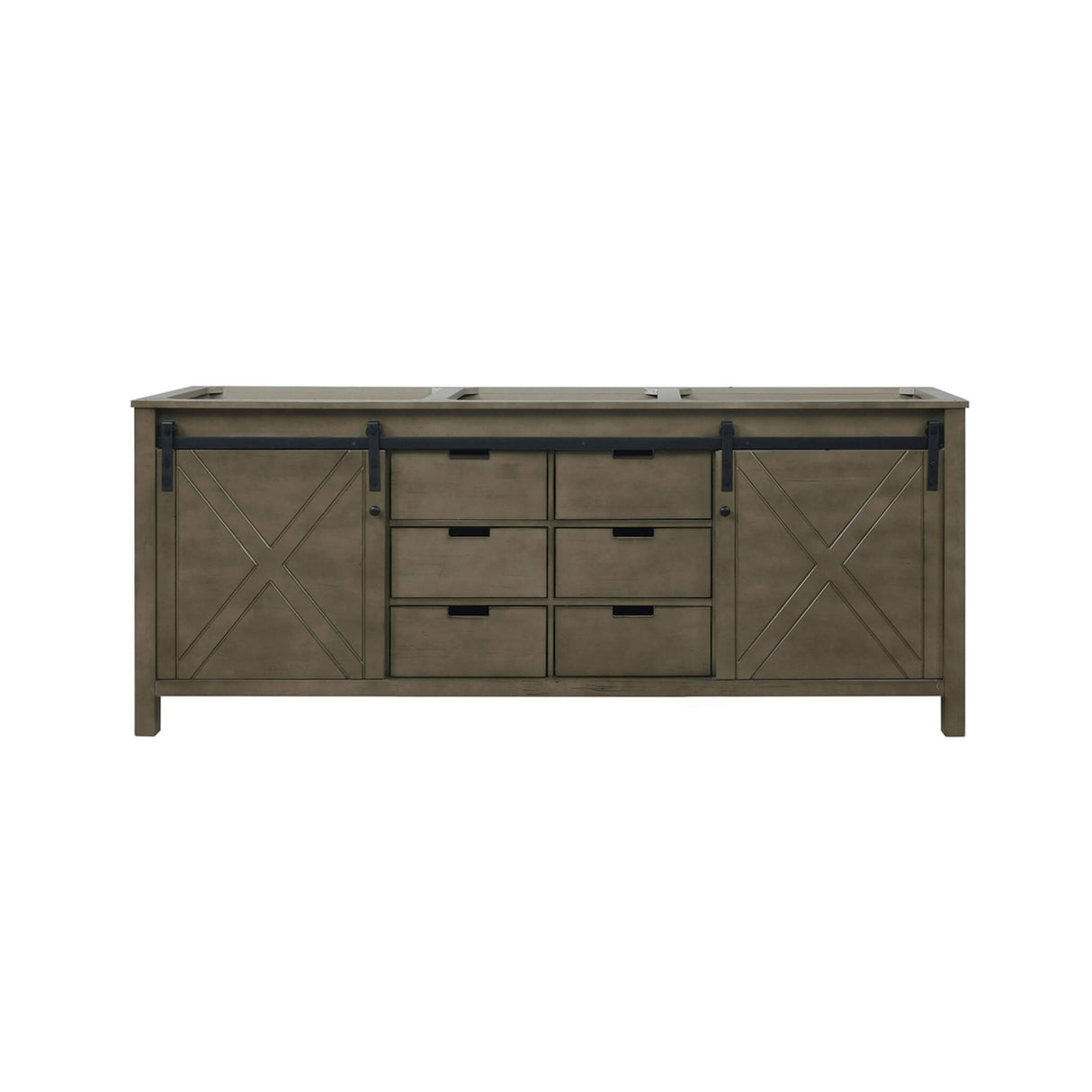 Nuvia 80-Inch Fully Assembled Double Bath Vanity With Soft Close Cabinets [No Countertop] (SAK53904)