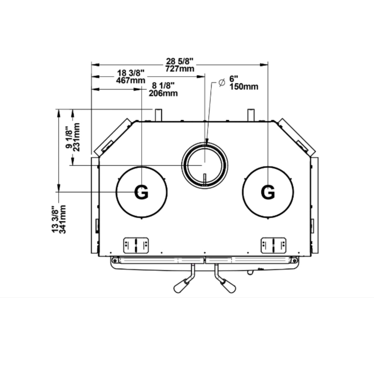 Osburn Stratford II Wood-Burning Fireplace Insert [OB04007]