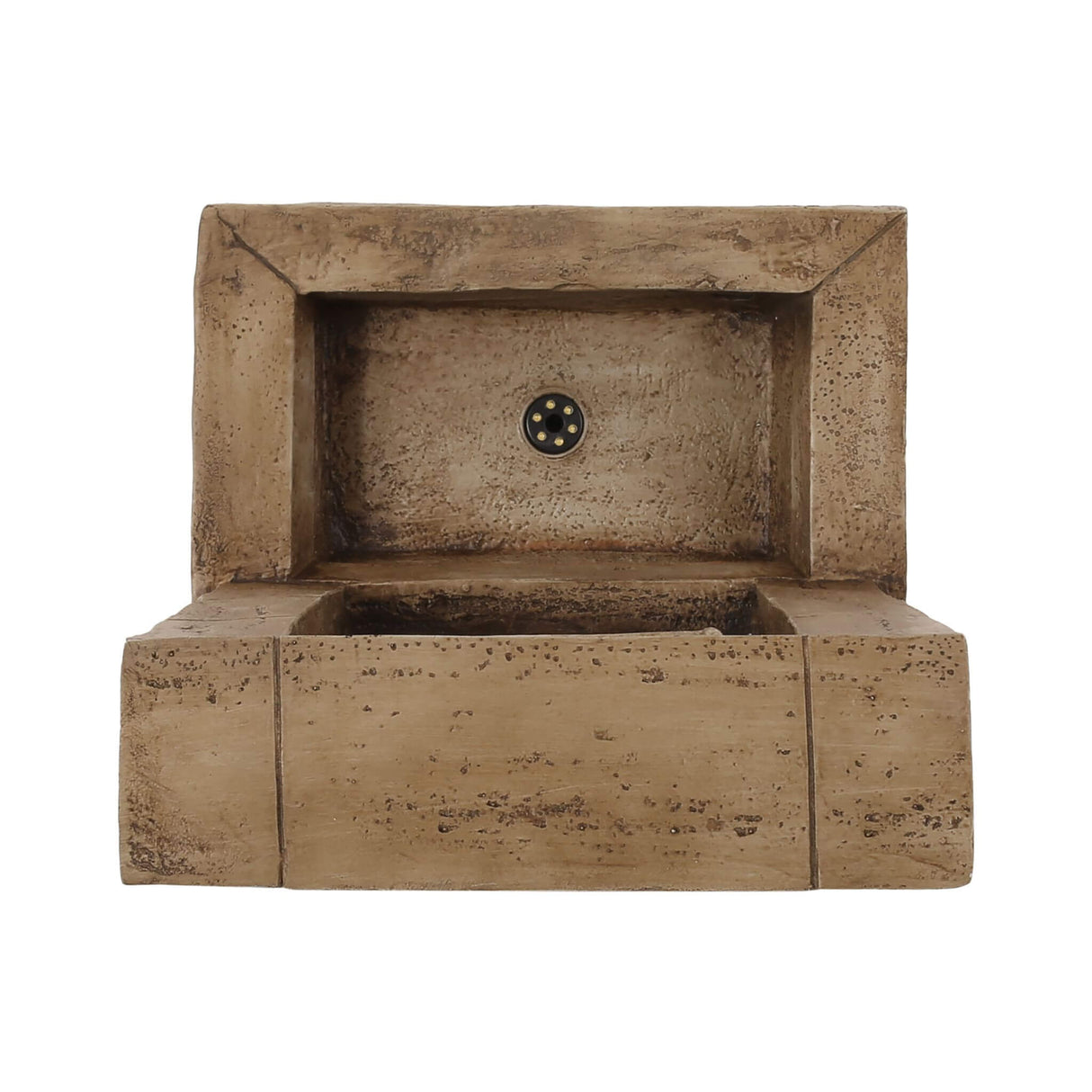 Alora Premium 35-Inch Hand-Crafted Weather-Resistant Waterfall Fountain With LED Lights (SAK86757)