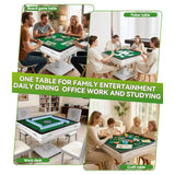 Premium Foldable 4-Player Automatic Mahjong Table With 2 Tile Sets