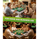 Premium Foldable 4-Player Automatic Mahjong Table With 2 Tile Sets