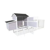 Large Heavy-Duty 113-Inch Outdoor Anti-UV Waterproof Wooden Chicken Coop Hen House (SAK32684)