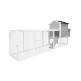 Large Heavy-Duty 113-Inch Outdoor Anti-UV Waterproof Wooden Chicken Coop Hen House (SAK32684)