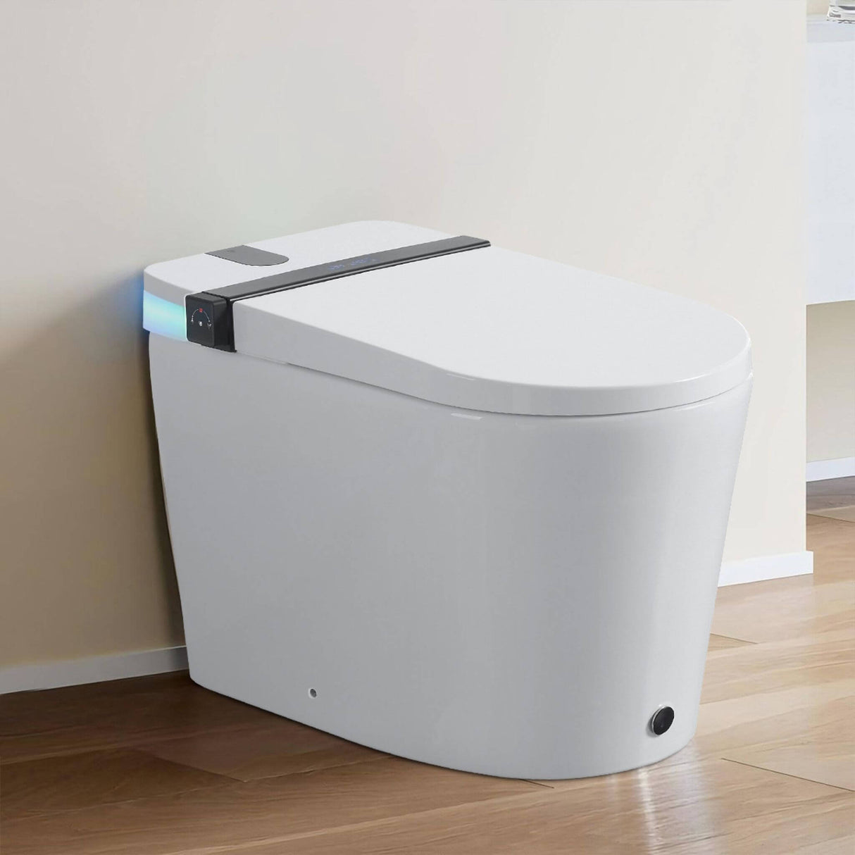 Nuvia Premium Smart Toilet With Bidet Seat LED Display & Night Light (SAK81465)