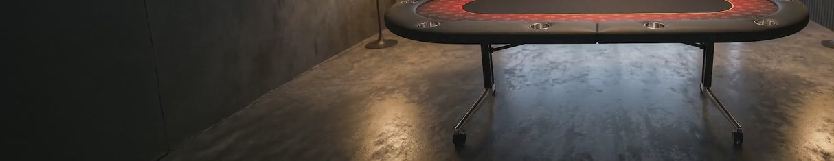 SMART FOLD OVAL POKER TABLE