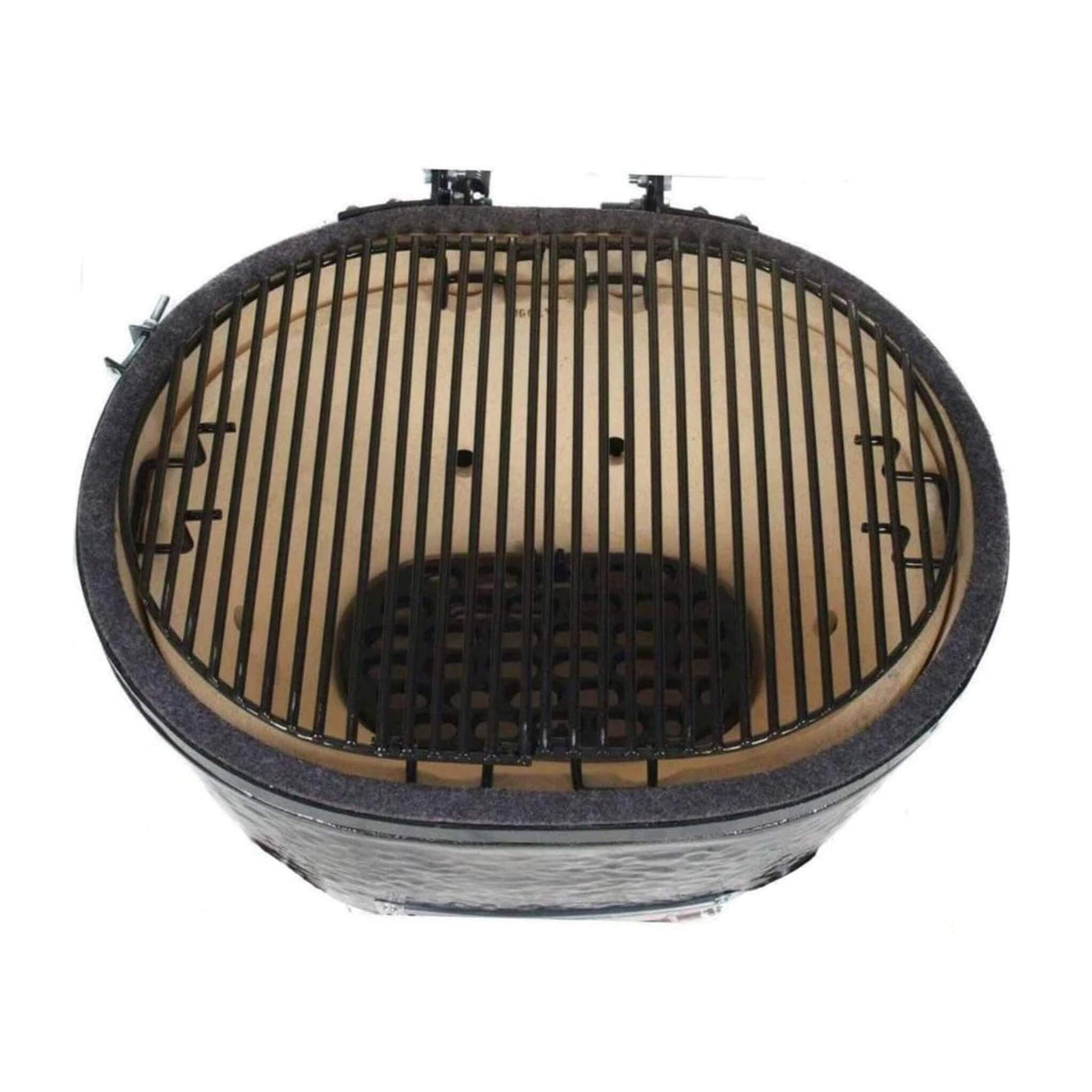 Primo Oval Large 300 Ceramic Kamado BBQ Grill W/ Stainless Steel Grates [PGCLGH]