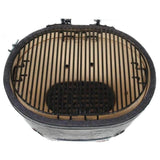 Primo Oval XL 400 Ceramic Kamado BBQ Grill W/ Stainless Steel Grates [PGCXLH]