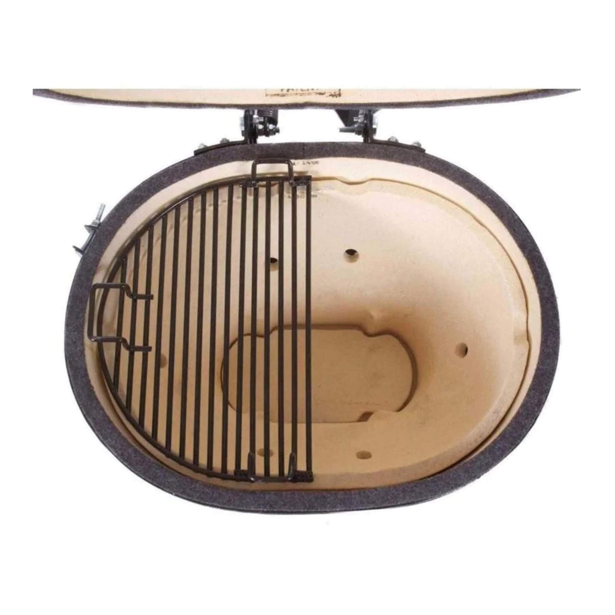 Primo Oval XL 400 Ceramic Kamado BBQ Grill W/ Stainless Steel Grates [PGCXLH]