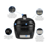Primo Oval XXL All-In-One Ceramic Charcoal Grill [PGCXXLC]