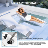 Alora S-Shaped Outdoor Natural Arc Pool Lounger (SAK82405)
