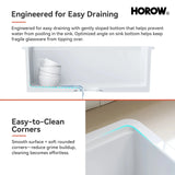 F01R-S3019W1-L 30 Inch Top Mount Kitchen Sink with Drainboard – Creamic Single Bowl