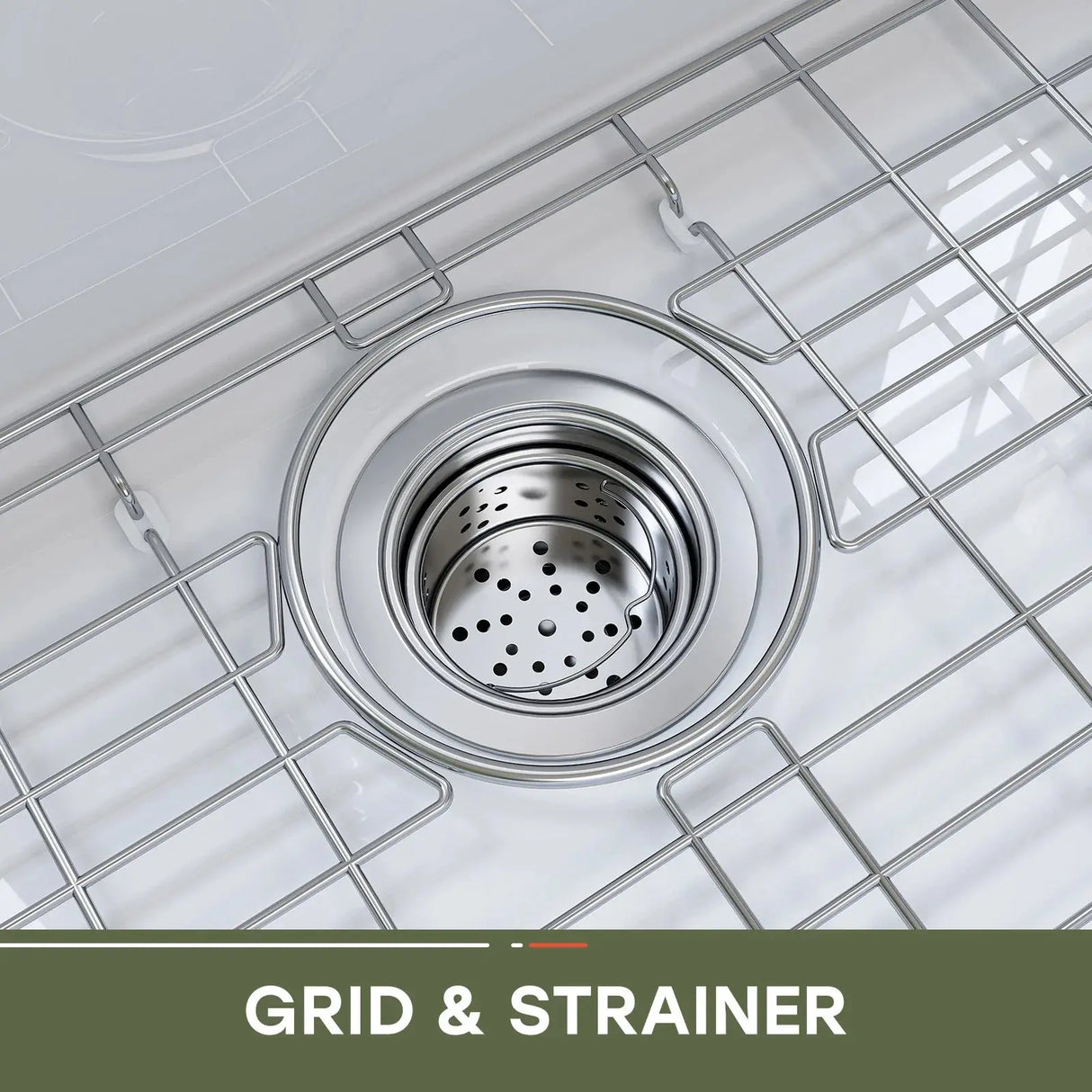 F01R-S3019W1-L 30 Inch Top Mount Kitchen Sink with Drainboard – Creamic Single Bowl