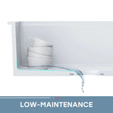 F01R-S3319W1-L  33 Inch Ceramic Overmount Kitchen Sink – Durable & Stylish Design