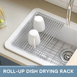 F01R-S3319W1-L  33 Inch Ceramic Overmount Kitchen Sink – Durable & Stylish Design