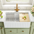 F01R-S3320W1-L 33 Inch Undermount Workstation Kitchen Sink with Grid