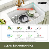 F01R-S3320W1-L 33 Inch Undermount Workstation Kitchen Sink with Grid