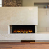 SimpliFire Scion Trinity 3-Side Linear Electric Fireplace [SF-SCT55/43-BK]