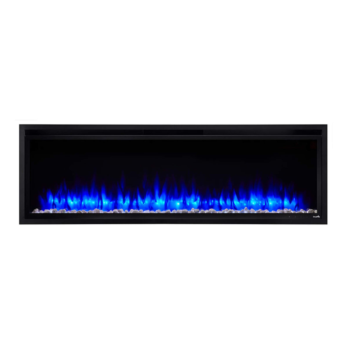 SimpliFire Allusion Platinum Recessed Linear Electric Fireplace [SF-ALLP50/60/72-BK]