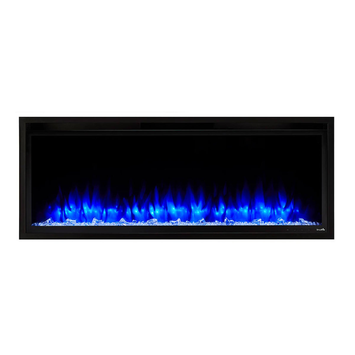 SimpliFire Allusion Platinum Recessed Linear Electric Fireplace [SF-ALLP50/60/72-BK]