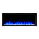 SimpliFire Allusion Platinum Recessed Linear Electric Fireplace [SF-ALLP50/60/72-BK]