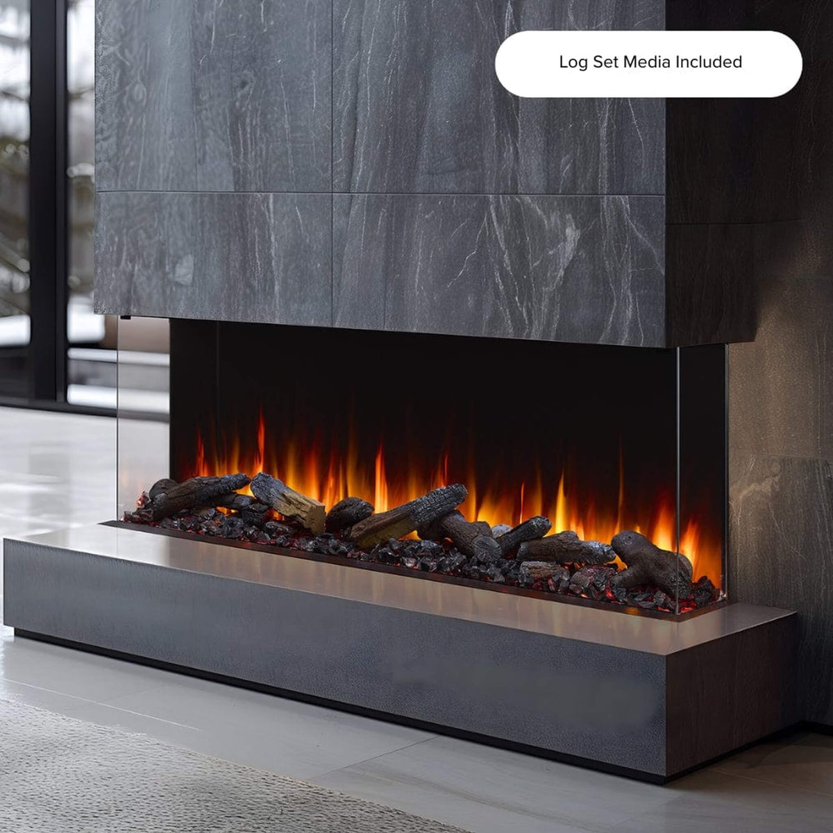 SimpliFire Triton Multi-View Smart Linear Electric Fireplace [SF-TR50/65/78]