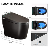 Nuvia Smart One-Piece Bidet Toilet With Auto Open/Close Seat And Dryer (SAK86135)
