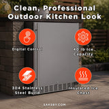 Summerset 24-Inch Outdoor Rated Refrigerator With Anti Vibration System [RFR-24S-A]