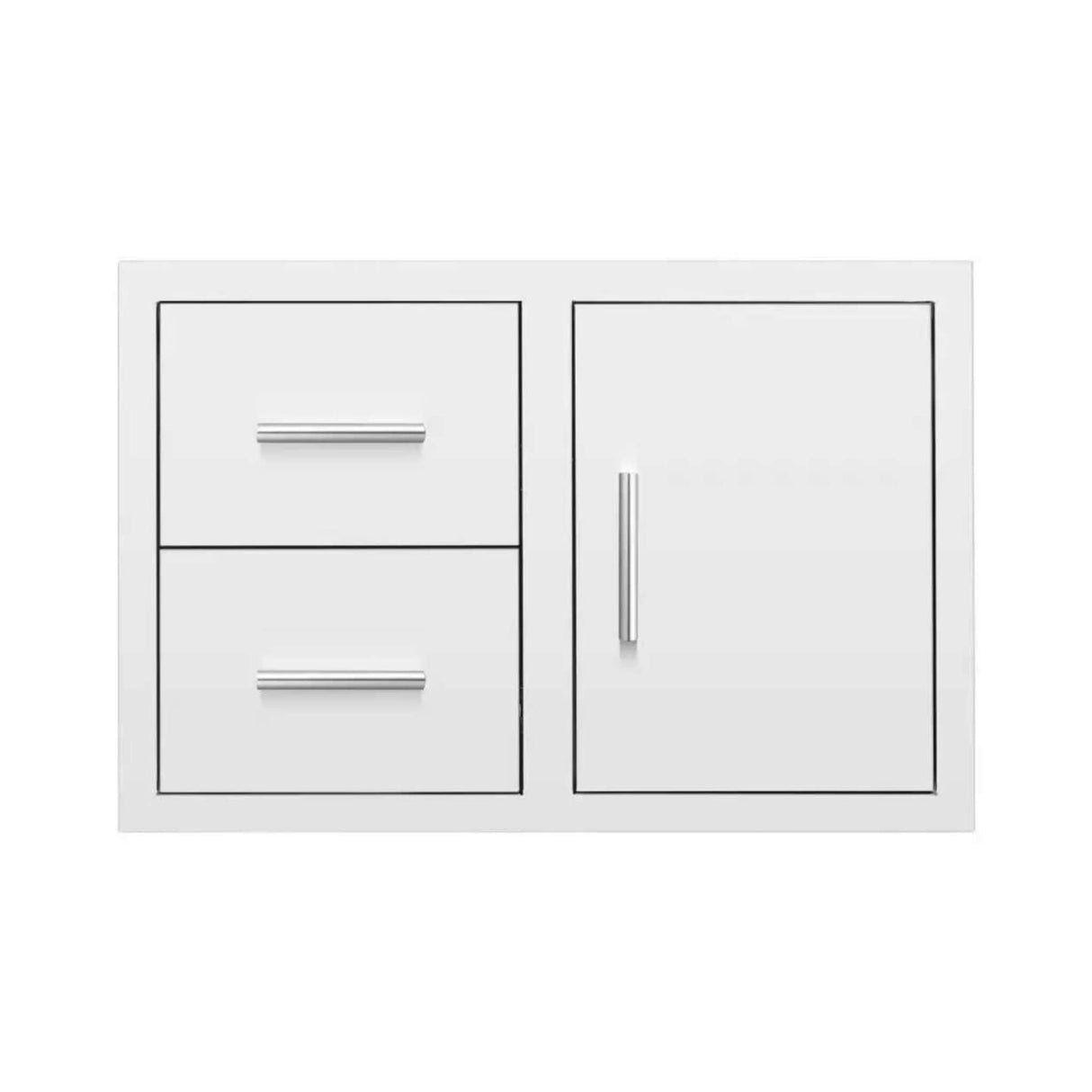 Summerset 33" Flush Mount 2 Soft Closing Drawers And Access Door Combo [DC2-33]