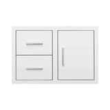 Summerset 33" Flush Mount 2 Soft Closing Drawers And Access Door Combo [DC2-33]