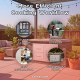Summerset 33" Flush Mount 2 Soft Closing Drawers And Access Door Combo [DC2-33]