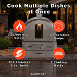 Summerset Outdoor Built-In Countertop Gas Pizza Oven [SS-OVBI]