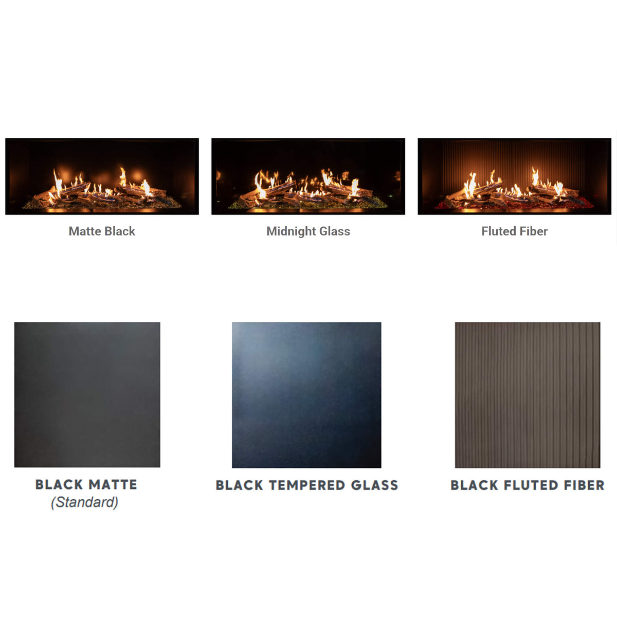 Summit 72-Inch Linear Fireplace With Bedrock [SML-72BR]