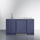 Summit Turnkey Caldera Kitchenette With A Cooktop, Refrigerator-Freezer, Sink, And Pre-Installed Cabinetry [CALDERAWH35]