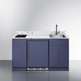 Summit Turnkey Caldera Kitchenette With A Cooktop, Refrigerator-Freezer, Sink, And Pre-Installed Cabinetry [CALDERAWH35]