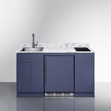 Summit Turnkey Caldera Kitchenette With A Cooktop, Refrigerator-Freezer, Sink, And Pre-Installed Cabinetry [CALDERAWH35]