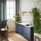 Summit Turnkey Caldera Kitchenette With A Cooktop, Refrigerator-Freezer, Sink, And Pre-Installed Cabinetry [CALDERAWH35]